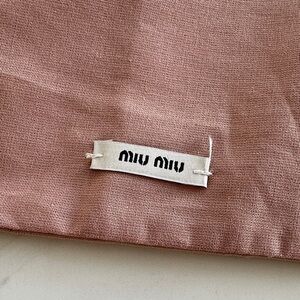 Miu Miu Blush Pink Rose Versatile Dust Bag 
New. Can be used for anything
